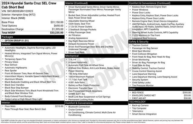 hyundai santa cruz 2024 5NTJBDDE6RH103923 image hyundai santa cruz 2024 5NTJBDDE6RH103923 image